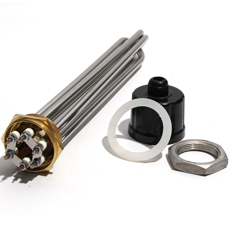 DN50(2 INCH) 3KW-12KW Tubular Electric Heater Element 304 Stainless Steel Tube Length 220V for Boilers with Locknut
DN50(2 INCH) 3KW-12KW Tubular Electric Heater Element 304 Stainless Steel Tube Length 220V for Boilers with Locknut