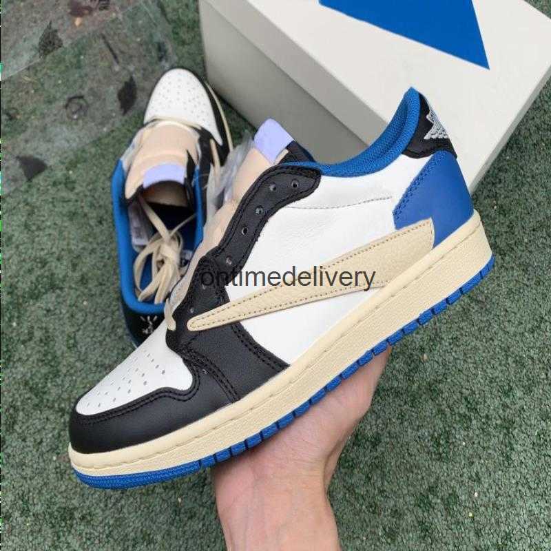 TS x Jumpman 1 Low Basketball Shoes Authentic Mens Womens fragment Hip hop The designer Black white blue Soft leather Outdoor Fashion, #1
TS x Jumpman 1 Low Basketball Shoes Authentic Mens Womens fragment Hip hop The designer Black white blue Soft leather Outdoor Fashion, #1
