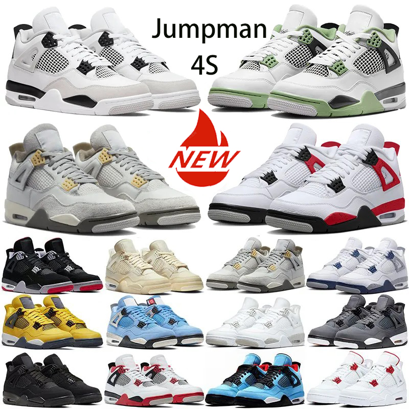 Jumpman 4 sneaker Seafoam basketball shoes Casual sneakers Fire Red White Oreo Black Cat Pink Royal University Blue Canyon Purple Thunder Sail Infrared shoes, 23
Jumpman 4 sneaker Seafoam basketball shoes Casual sneakers Fire Red White Oreo Black Cat Pink Royal University Blue Canyon Purple Thunder Sail Infrared shoes, 23