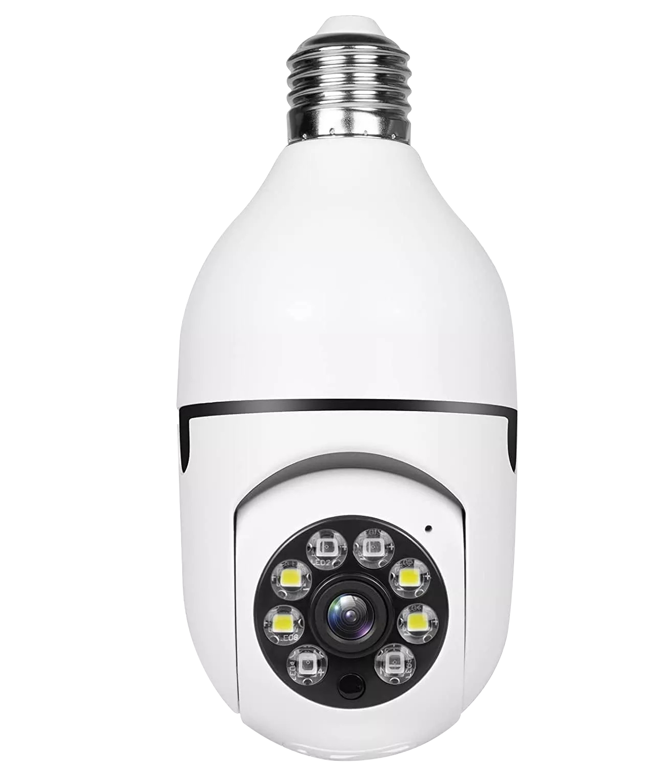 A6 Light Bulb Camera Wireless 1080P 360 Degree Panoramic Smart HD WiFi Cam Night Version Home Security IP Surveillance CCTV LED Bulb Holder Camera with Retail Box
A6 Light Bulb Camera Wireless 1080P 360 Degree Panoramic Smart HD WiFi Cam Night Version Home Security IP Surveillance CCTV LED Bulb Holder Camera with Retail Box