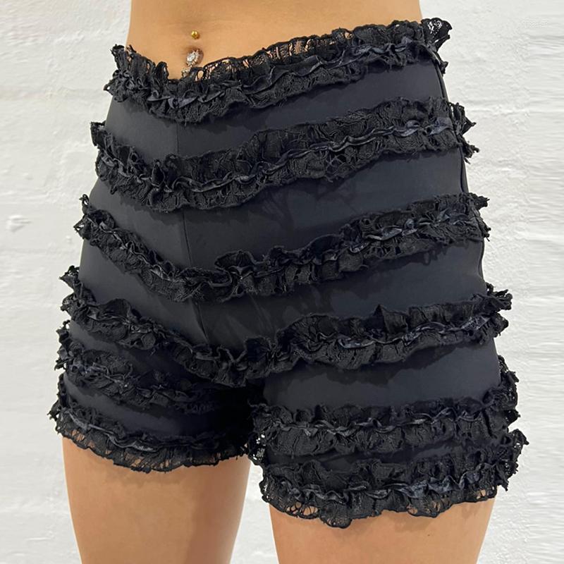 Women' Shorts Y2K Cute Lace Trim Summer High Waist Slim Fit Wrap Bodycon Women Chic Vintage Fashion Black White Bottom Clothes
Women' Shorts Y2K Cute Lace Trim Summer High Waist Slim Fit Wrap Bodycon Women Chic Vintage Fashion Black White Bottom Clothes
