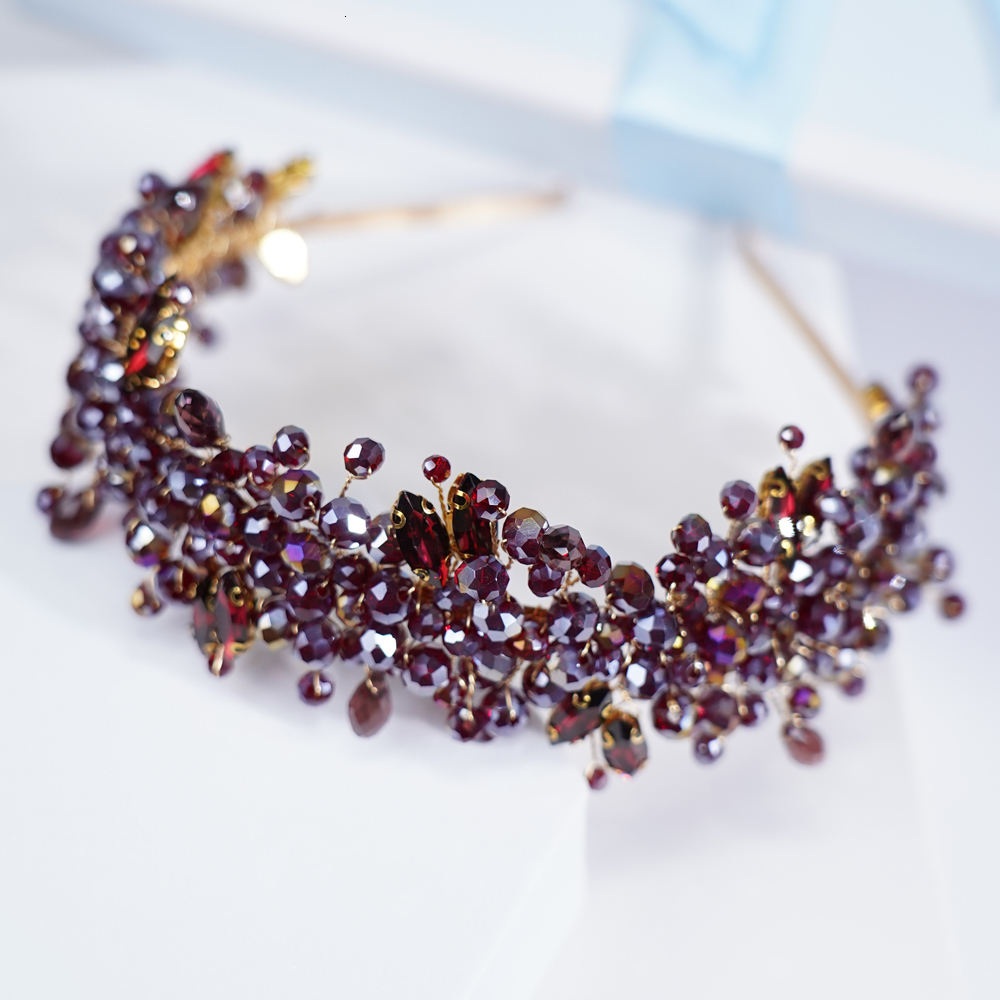 Wedding Hair Jewelry Handmade Bride Luxury Wine Red s Tiaras and Crowns Bridal Headband Costume Accessories for Women 230224
Wedding Hair Jewelry Handmade Bride Luxury Wine Red s Tiaras and Crowns Bridal Headband Costume Accessories for Women 230224