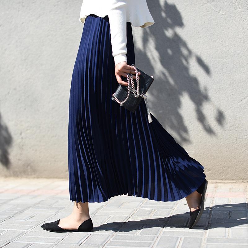Skirts Womens High-Waisted Pleated Elastic Waist Blue Chiffon Maxi Skirt Long Office Summer For Women, White
Skirts Womens High-Waisted Pleated Elastic Waist Blue Chiffon Maxi Skirt Long Office Summer For Women, White