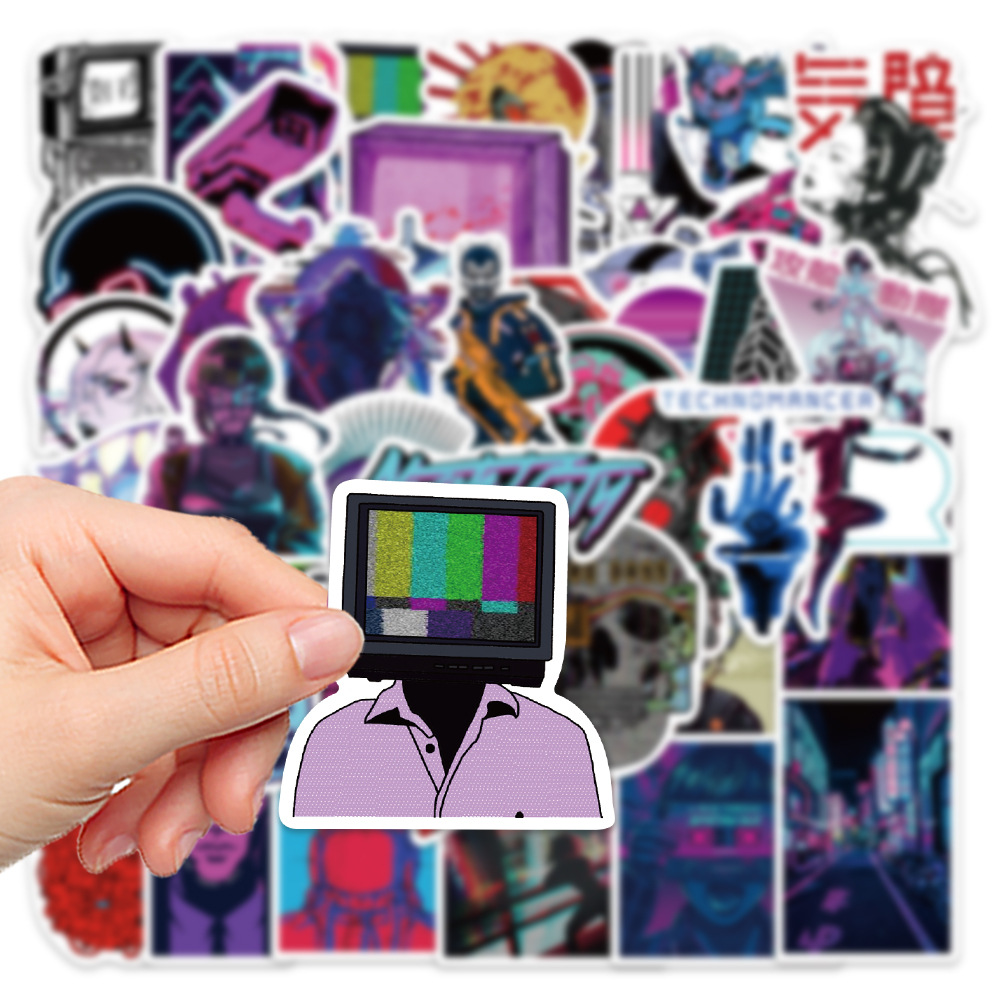 50PCS/Lot Punk Graffiti Stickers For Car Skateboard Laptop Ipad Bicycle Motorcycle Helmet PS4 Phone Kids Toys DIY Decals Pvc Water Bottle Decor, Multi colors
50PCS/Lot Punk Graffiti Stickers For Car Skateboard Laptop Ipad Bicycle Motorcycle Helmet PS4 Phone Kids Toys DIY Decals Pvc Water Bottle Decor, Multi colors