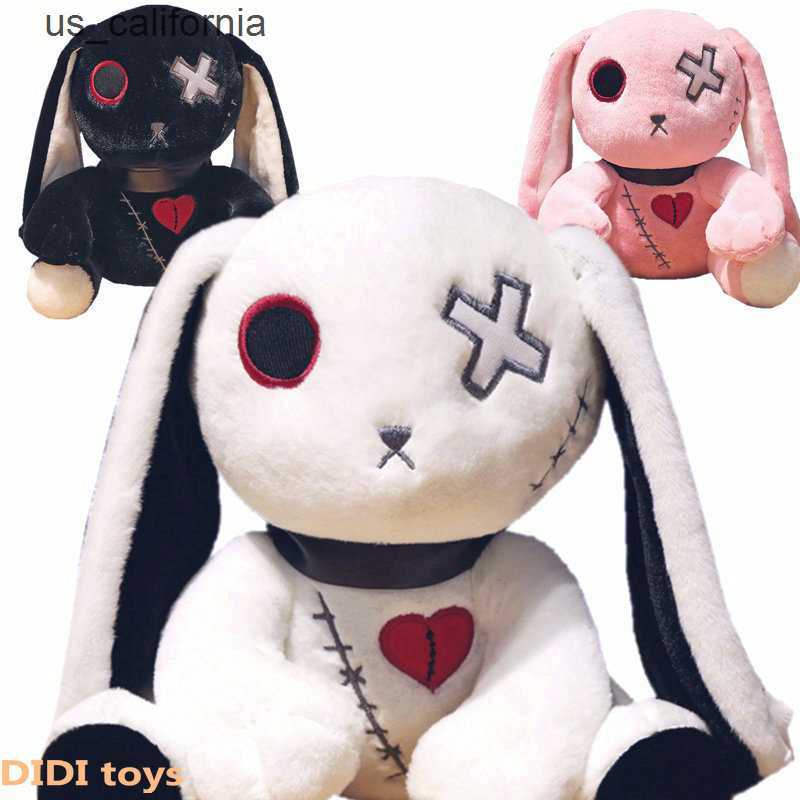 Stuffed Plush Animals Dark Devil Black Rabbit Plush Toy Cross Eyes Punk Lolita Pink Bunny Stuffed Animals Broken Heart Stitched Rag Doll Girl Gift W0224, Pink rabbit
Stuffed Plush Animals Dark Devil Black Rabbit Plush Toy Cross Eyes Punk Lolita Pink Bunny Stuffed Animals Broken Heart Stitched Rag Doll Girl Gift W0224, Pink rabbit