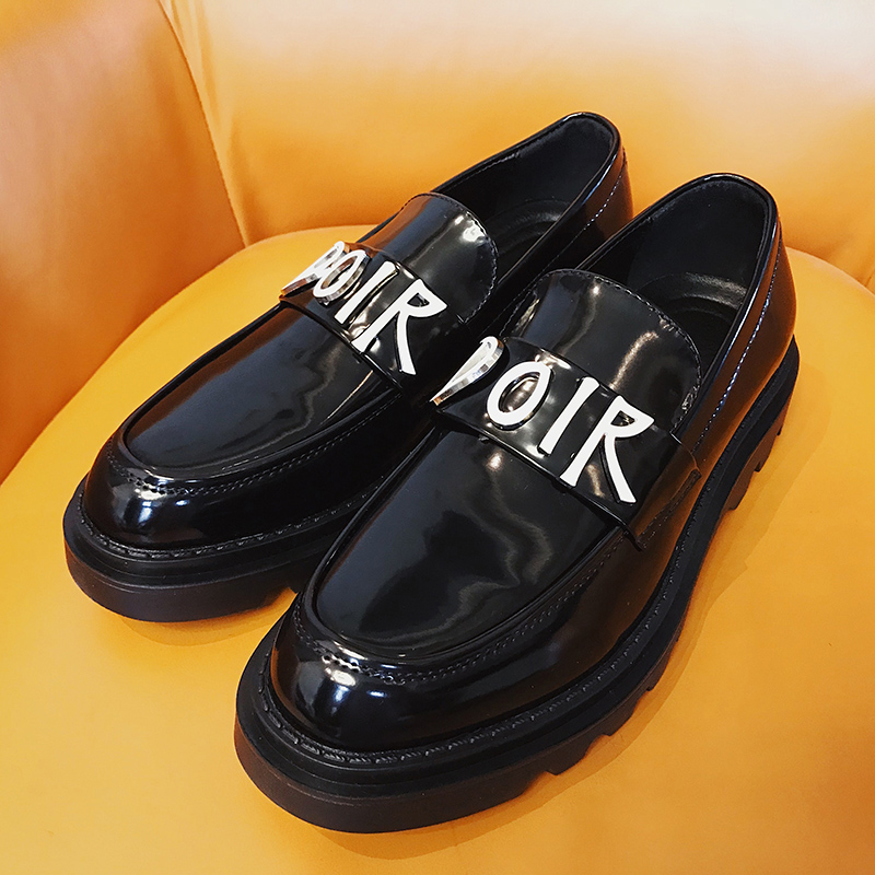 British Style Letter Formal Suit Dress Shoes Mens Thick heel Platform Loafers Male Oxfords, Black
British Style Letter Formal Suit Dress Shoes Mens Thick heel Platform Loafers Male Oxfords, Black