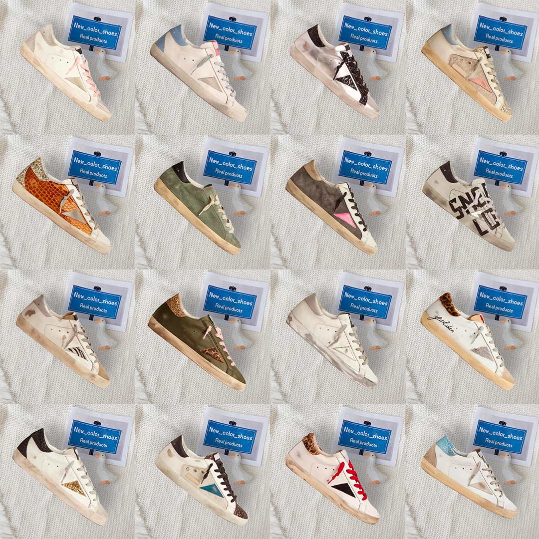 Golden Super Star Sneakers Metallic Casual Shoes Do-old Dirty Shoe classic Shoes Snake Skin Heel Suede Cream Sole Women Man White green Leather Flat Glitter, 21
Golden Super Star Sneakers Metallic Casual Shoes Do-old Dirty Shoe classic Shoes Snake Skin Heel Suede Cream Sole Women Man White green Leather Flat Glitter, 21