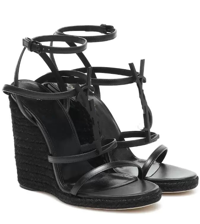 SUMMER WOMEN'S Cassandra Wedge Espadrilles Designer Sandals Leather Pumps Straw Weaving Parting Wedding Dress Shoes Ankle Strap Platform Sandal
SUMMER WOMEN'S Cassandra Wedge Espadrilles Designer Sandals Leather Pumps Straw Weaving Parting Wedding Dress Shoes Ankle Strap Platform Sandal