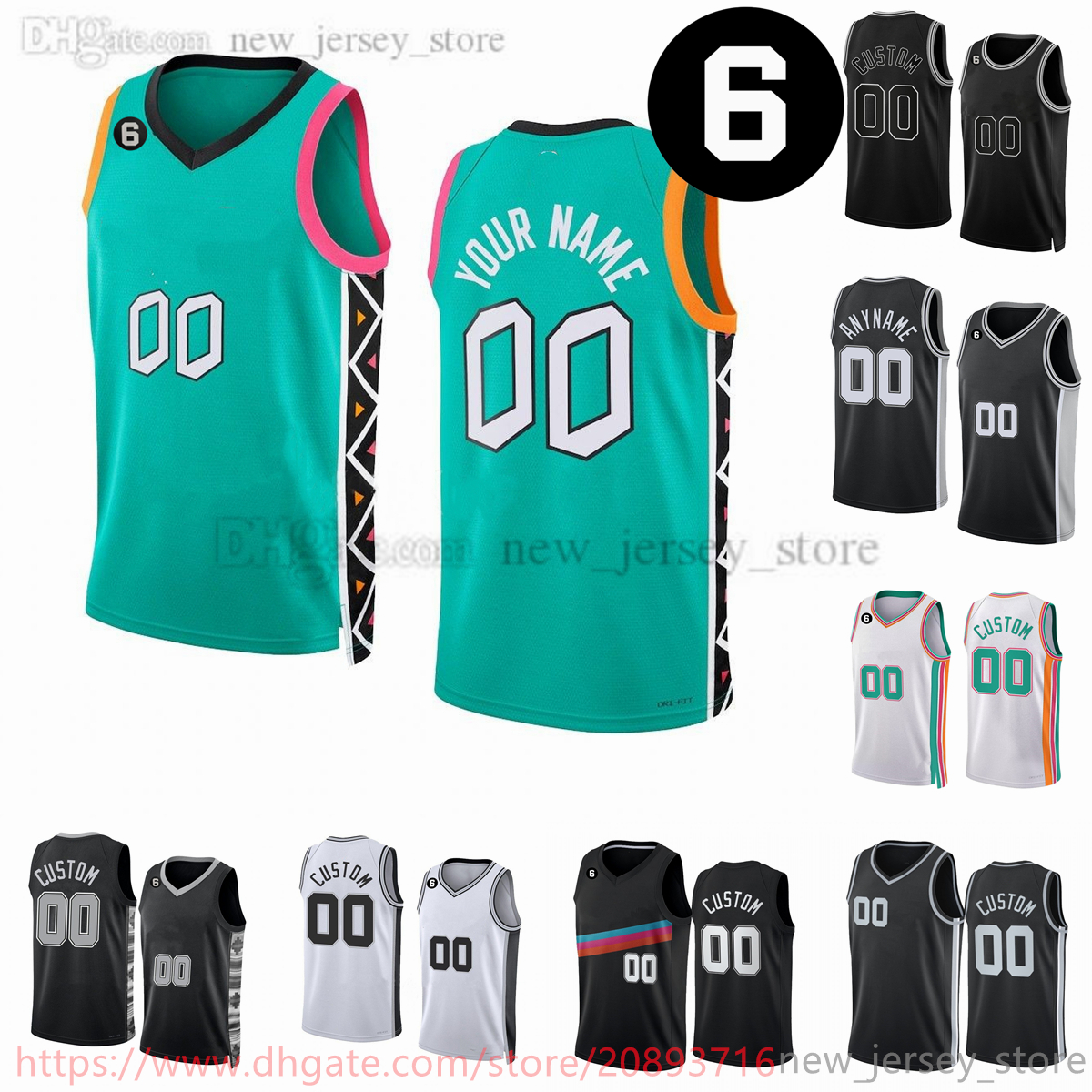Custom 2023 New season Printed Basketball Jerseys 14 Blake Wesley 10 Jeremy Sochan 22 Malaki Branham 17 Doug McDermott 4 Devonte' Graham 24 Devin Vassell 6 patch, Printed (with team logo)
Custom 2023 New season Printed Basketball Jerseys 14 Blake Wesley 10 Jeremy Sochan 22 Malaki Branham 17 Doug McDermott 4 Devonte' Graham 24 Devin Vassell 6 patch, Printed (with team logo)