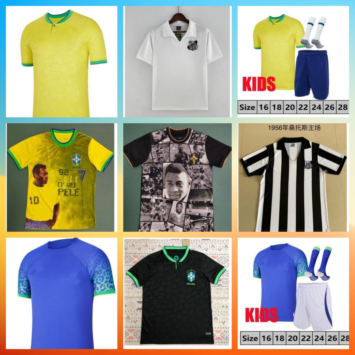 1957 1970 2022 2023 PELE retro Newest soccer jerseys SANTOS special brasil Camiseta de futbol men kids G.JESUS women football shirts VINI JR RICHARLISON brazils, 02
1957 1970 2022 2023 PELE retro Newest soccer jerseys SANTOS special brasil Camiseta de futbol men kids G.JESUS women football shirts VINI JR RICHARLISON brazils, 02