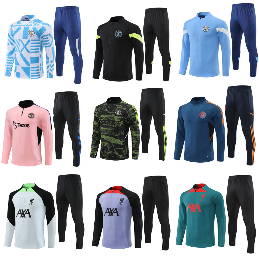 city Tracksuits MAn UTD Adult KIDS Long Sleeve pull zipper Training Suit men Lyonnais lvp L.PAQUETA OL AOUAR Football training kit Jogging sets
city Tracksuits MAn UTD Adult KIDS Long Sleeve pull zipper Training Suit men Lyonnais lvp L.PAQUETA OL AOUAR Football training kit Jogging sets