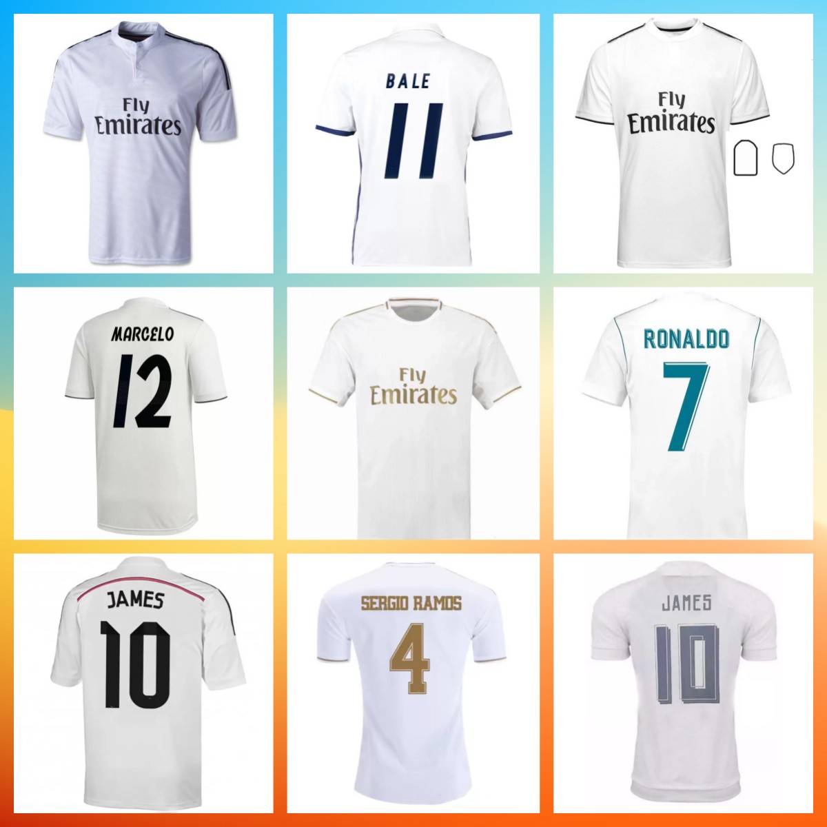 BENZEMA Retro Soccer jersey 2014 2017 2018 2019 2020 MODRIC MARCELO BALE ASENSIO BECKHAM Real Madrids SERGIO RAMOS Vintage football shirt classic 14 15 16 17 18 19 20, 11
BENZEMA Retro Soccer jersey 2014 2017 2018 2019 2020 MODRIC MARCELO BALE ASENSIO BECKHAM Real Madrids SERGIO RAMOS Vintage football shirt classic 14 15 16 17 18 19 20, 11