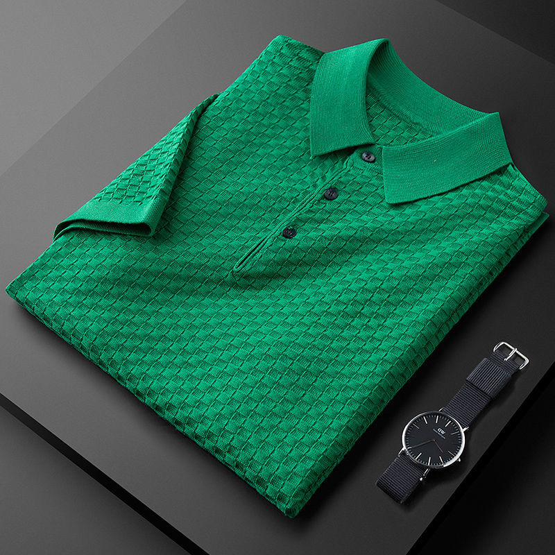 Men's Polos Premium personalized jacquard waffle knitted polo men's short sleeve summer luxury breathable t-shirt men's Korean Fashion Top 230224, Khaki
Men's Polos Premium personalized jacquard waffle knitted polo men's short sleeve summer luxury breathable t-shirt men's Korean Fashion Top 230224, Khaki
