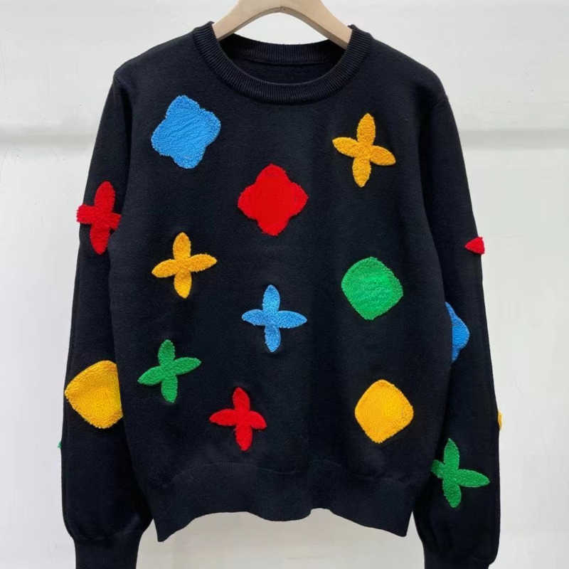 Winter wool sweater women knit shirt 3d embroidered tshirt Luxury designer sweaters womens sweatshirt Crew neck pullover coat, White
Winter wool sweater women knit shirt 3d embroidered tshirt Luxury designer sweaters womens sweatshirt Crew neck pullover coat, White