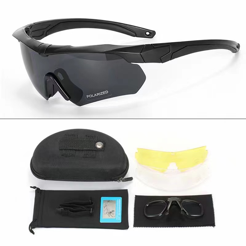 Cycling Shooting Glasses UV400 Tactical Sunglasses Men Army eyewear Women outdoor Goggles military use with case
Cycling Shooting Glasses UV400 Tactical Sunglasses Men Army eyewear Women outdoor Goggles military use with case