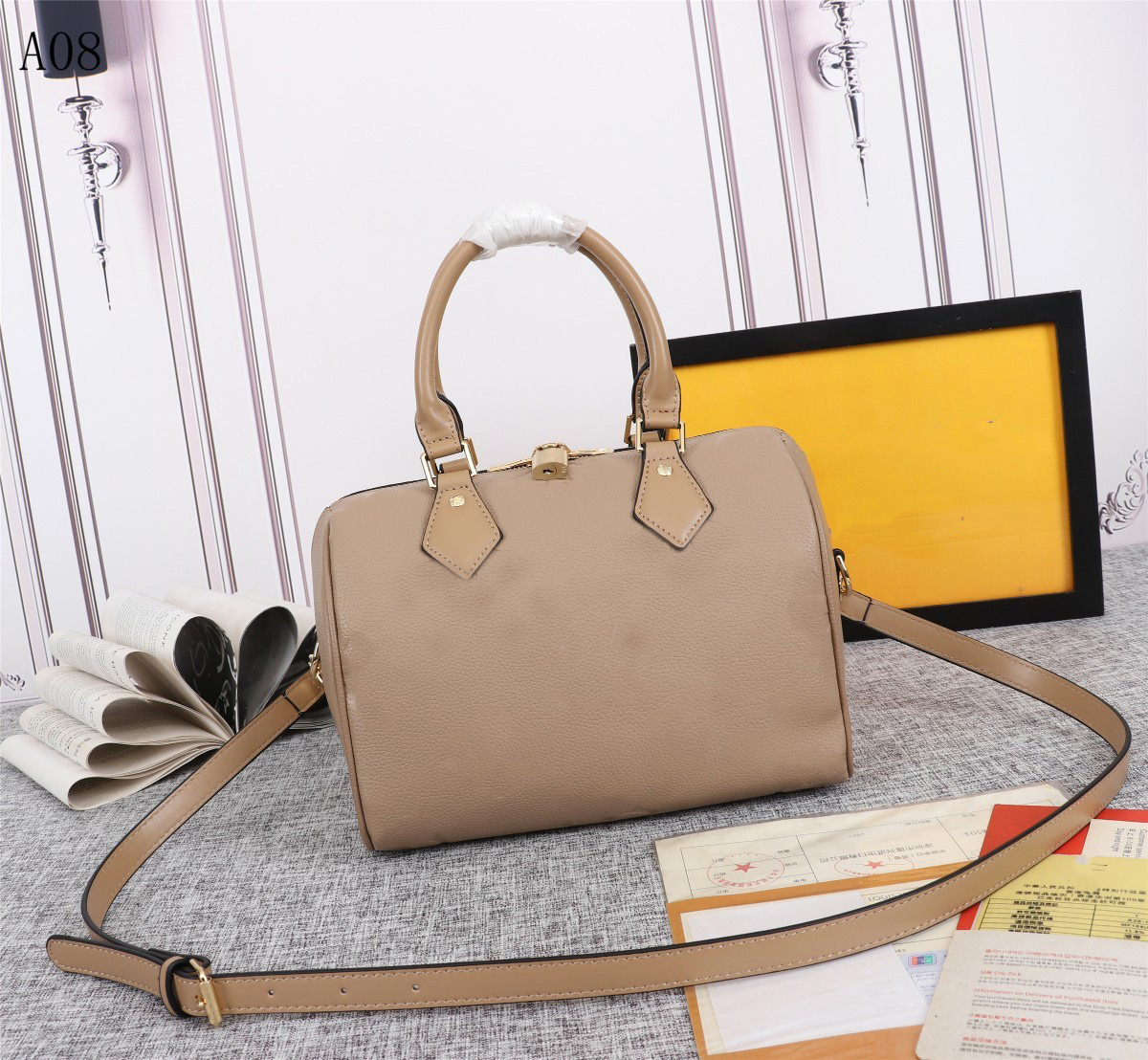 Ladies Fashion Casual Designe Luxury Handbag Shoulder Bags Crossbody High Quality TOP 5A N41221 M53152 M44829 2 Size BB PM Shell Bag Purse Pouch, White
Ladies Fashion Casual Designe Luxury Handbag Shoulder Bags Crossbody High Quality TOP 5A N41221 M53152 M44829 2 Size BB PM Shell Bag Purse Pouch, White