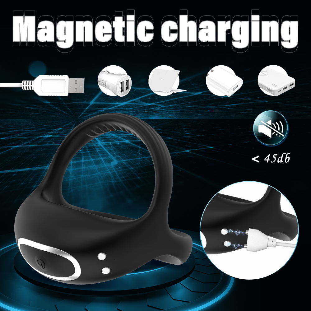 Cockrings Bluetooth Cock Ring for Men Vibrating Man Wireless App Remote Delay Ejaculation penis s Sex Toys Adult 18 230223 - view 7