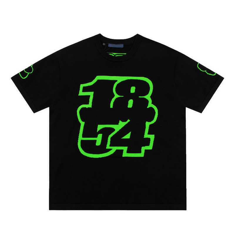 1854 Knitting Tee Short Sleeve Knitted Letters Black Fashion Man Women T-shirt Summer Casual FZTX1890
1854 Knitting Tee Short Sleeve Knitted Letters Black Fashion Man Women T-shirt Summer Casual FZTX1890