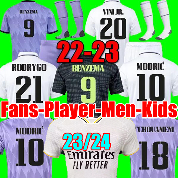 22 23 24 fans Player Version Soccer Jerseys BENZEMA reAL mADRIds 2023 2024 kit RODRGO camiseta VINI JR CAMAVINGA TCHOUAMENI football shirt kids sets uniform socks, Home kids sets
22 23 24 fans Player Version Soccer Jerseys BENZEMA reAL mADRIds 2023 2024 kit RODRGO camiseta VINI JR CAMAVINGA TCHOUAMENI football shirt kids sets uniform socks, Home kids sets
