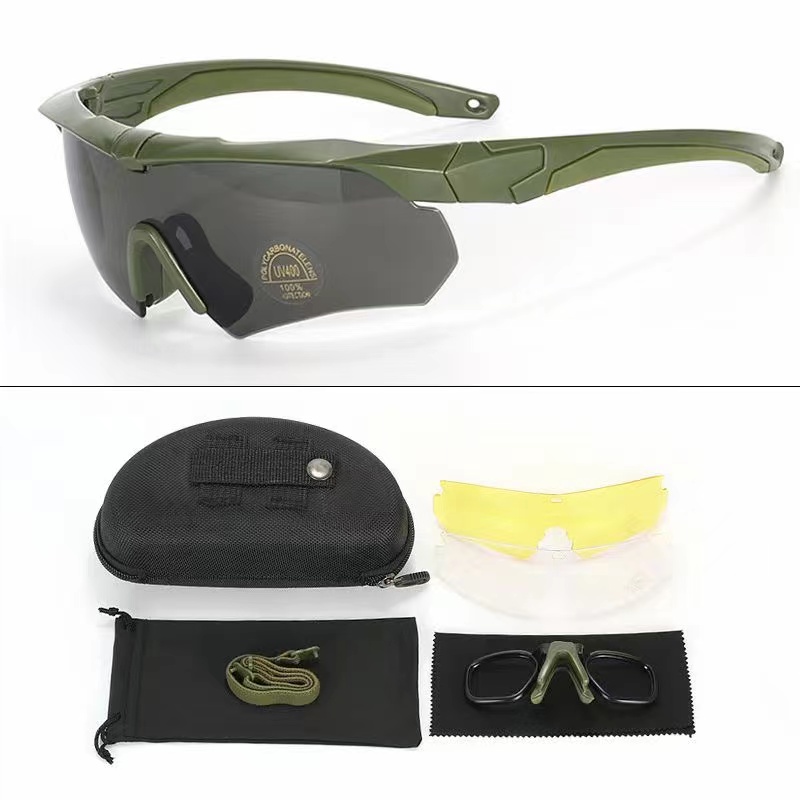 Cycling Shooting Glasses UV400 Tactical Sunglasses Men Army eyewear Women outdoor Goggles with case
Cycling Shooting Glasses UV400 Tactical Sunglasses Men Army eyewear Women outdoor Goggles with case