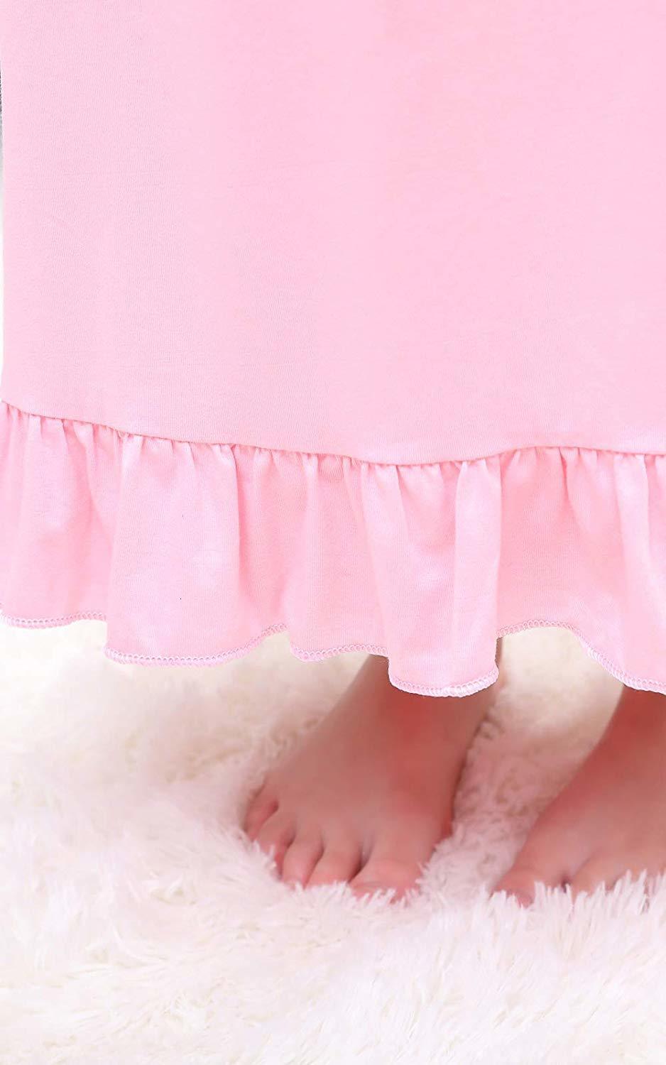 Pajamas Baby Girl Clothes Princess Nightgown Long Sleeve Sleep Shirts Nightshirts Christmas Dress Sleepwear kids for 3 12 Years 230224