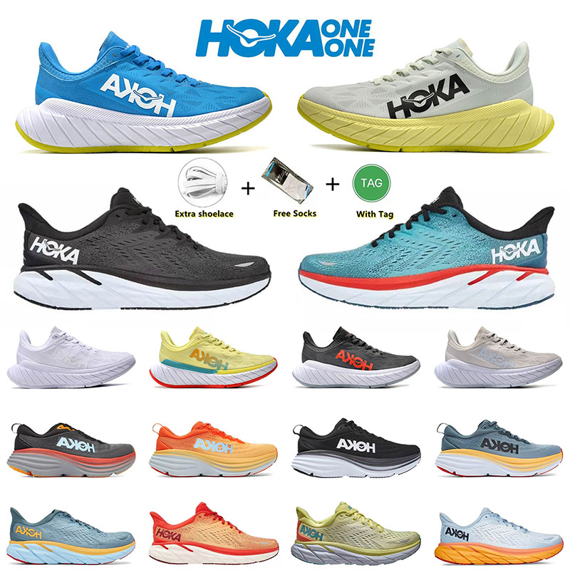 

Bondi Hoka 8 Designer Running Shoes Men Women Hakas Clifton Diva Blue Citru Black White Anthracite Castler x Real Teal Aquarel Trainers Runners, A7 36.5-42.5