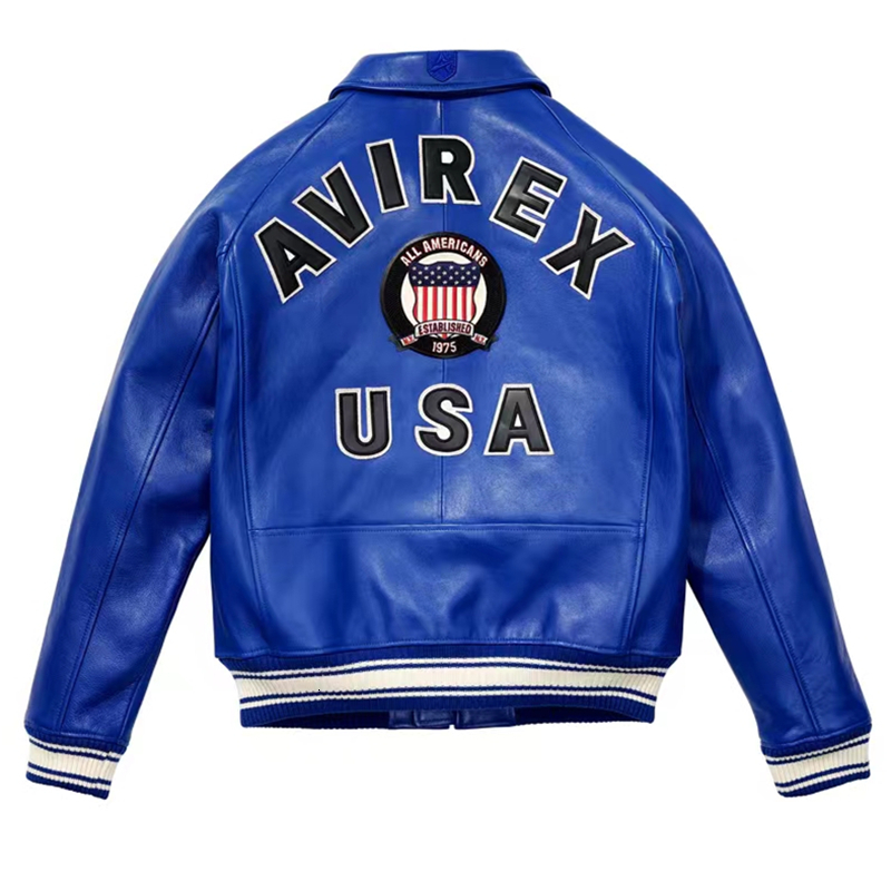 Men's Jackets 100 French lamb leather original and iconic military bomber jacket 230223