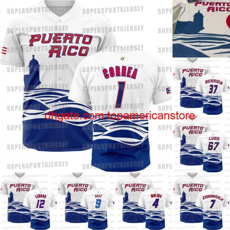 Team Puerto Rico 2023 WBC Baseball Jerseys World Baseball Classic Jose Berrios Edwin Diaz Lugo Marcus Stroman Javier Baez carlos Correa Francisco Lindor ety, 37 jos berros
Team Puerto Rico 2023 WBC Baseball Jerseys World Baseball Classic Jose Berrios Edwin Diaz Lugo Marcus Stroman Javier Baez carlos Correa Francisco Lindor ety, 37 jos berros
