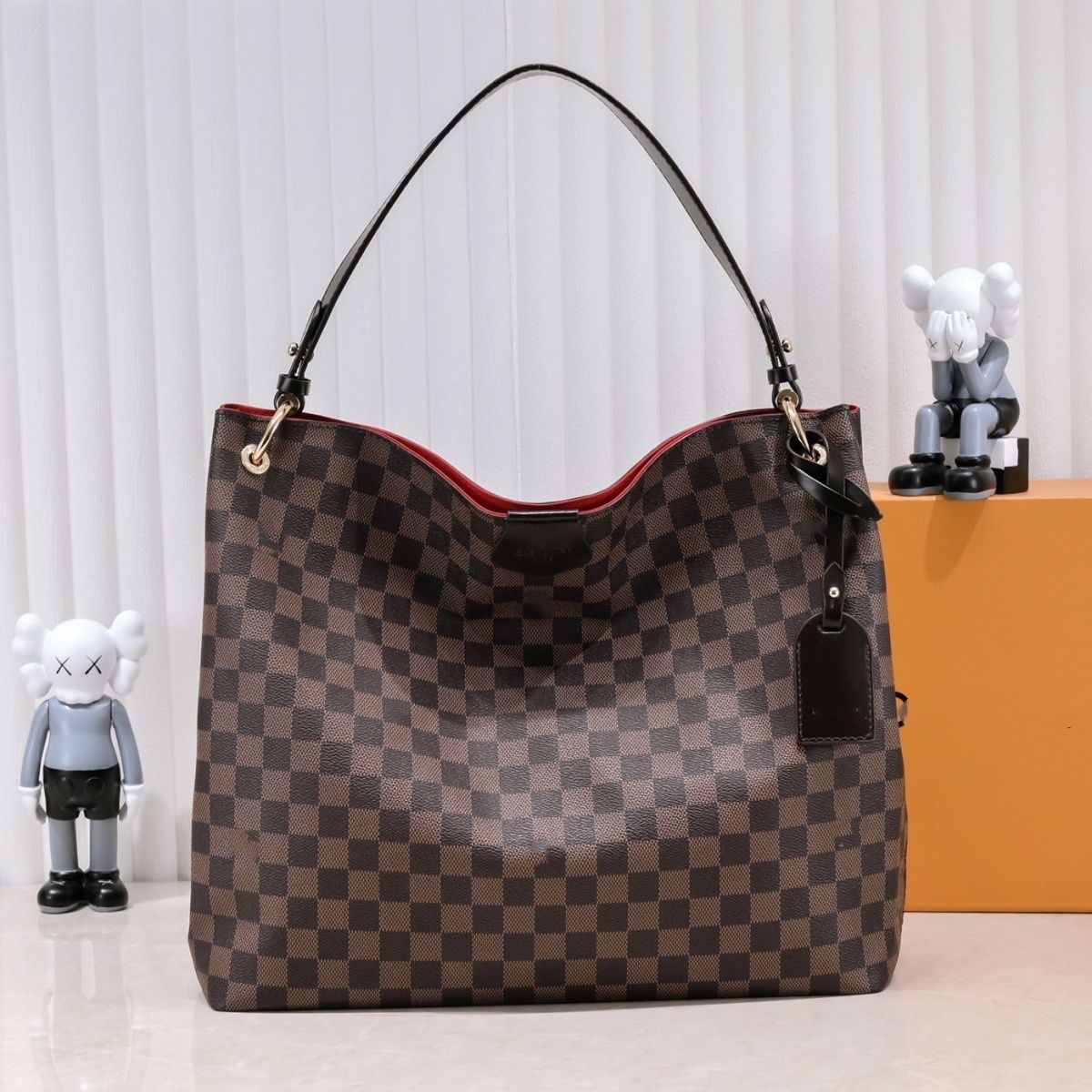 Luxury Designer Handbag Purse Women Shoulder Bag with Box Embossed Flower Leather Clutch Crossbody Messenger Bags, Brown grid
Luxury Designer Handbag Purse Women Shoulder Bag with Box Embossed Flower Leather Clutch Crossbody Messenger Bags, Brown grid