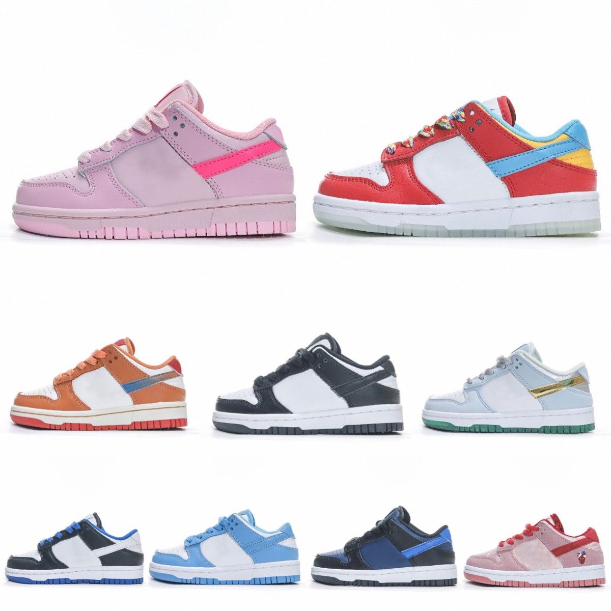 kids shoes sneakers sb low dunks Panda Running trainers dunke black White Chunky kid youth shoes Children toddler shoe outdoor sport Sneaker UNC Triple Pink Size 24-35, 10
kids shoes sneakers sb low dunks Panda Running trainers dunke black White Chunky kid youth shoes Children toddler shoe outdoor sport Sneaker UNC Triple Pink Size 24-35, 10