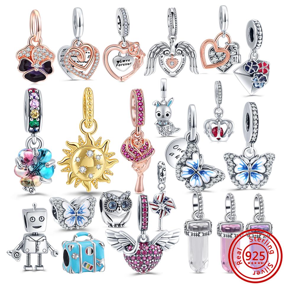 925 Silver Charm bead fit Pandora Charms Bracelet New Golden Sun Different Multicolor Flower Owl Butterfly charmes ciondoli DIY Fine Be200b
925 Silver Charm bead fit Pandora Charms Bracelet New Golden Sun Different Multicolor Flower Owl Butterfly charmes ciondoli DIY Fine Be200b