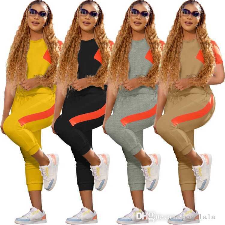 Womens Sprtswear 2023 Spring Cotton Blend T-shirt Color Contrast Patchwork Sports Casual outfits, Jr3723-4 yellow
Womens Sprtswear 2023 Spring Cotton Blend T-shirt Color Contrast Patchwork Sports Casual outfits, Jr3723-4 yellow