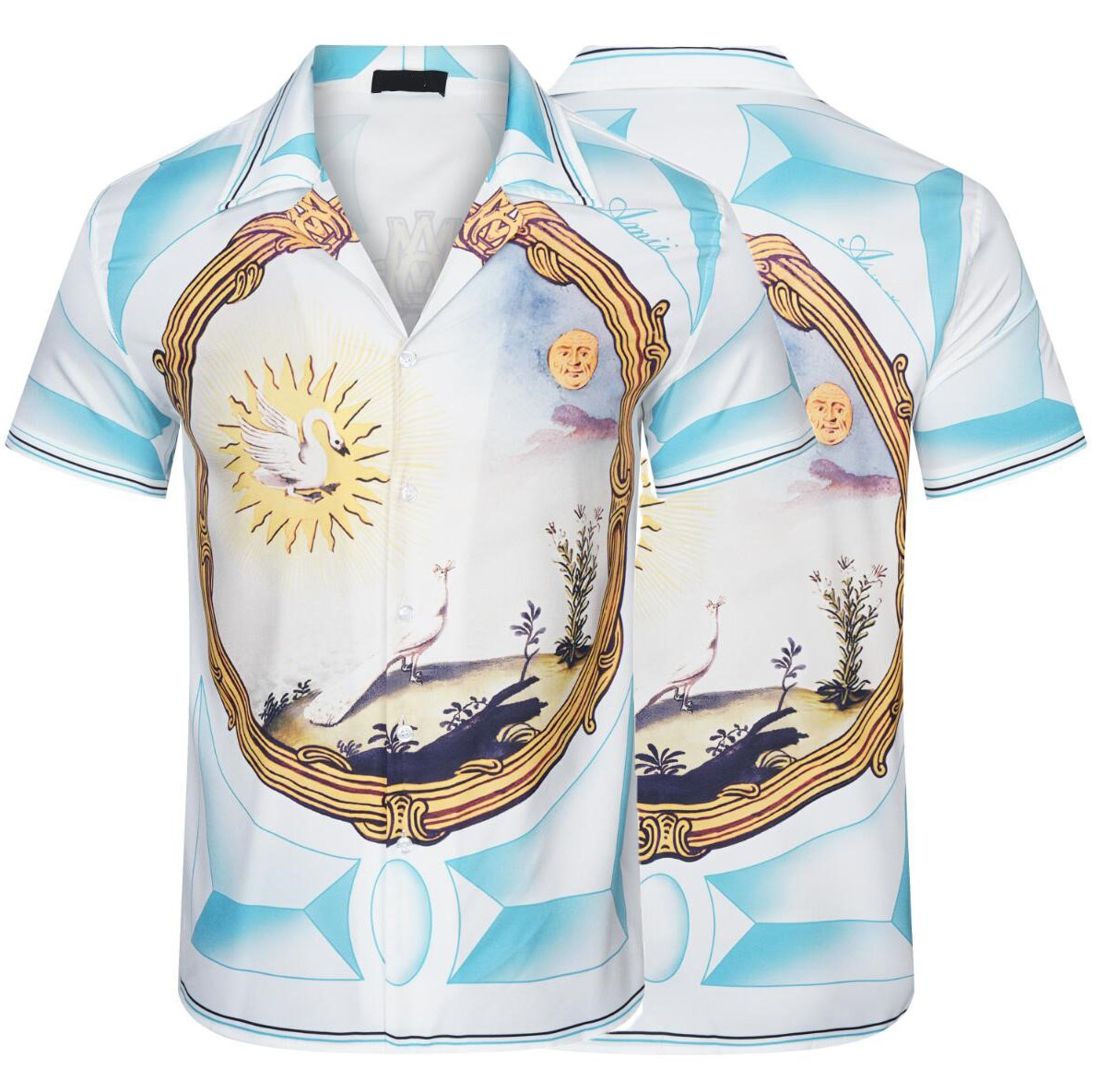 Casual White Tops Men's Casual Shirts Spring Summer AmiMen Shirt Boys Short Sleeve Prue Cotton Slim V-neck Asian Size 2XL 3XL, Multi 
Casual White Tops Men's Casual Shirts Spring Summer AmiMen Shirt Boys Short Sleeve Prue Cotton Slim V-neck Asian Size 2XL 3XL, Multi