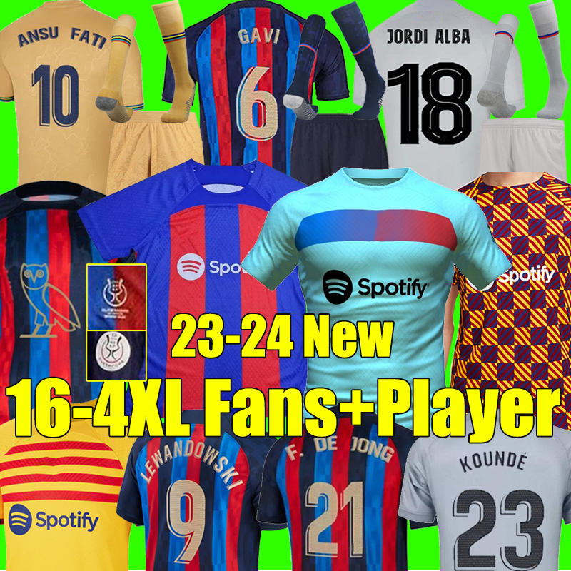 4XL LEWANDOWSKI 3rd soccer jerseys 22/23/24 Supercup final PEDRI GAVI Barca Camisetas de football shirt ANSU FATI FERRAN RAPHINHA DEST ADAMA SERGIO men kids kit sock, 22-23 home long sleeves
4XL LEWANDOWSKI 3rd soccer jerseys 22/23/24 Supercup final PEDRI GAVI Barca Camisetas de football shirt ANSU FATI FERRAN RAPHINHA DEST ADAMA SERGIO men kids kit sock, 22-23 home long sleeves