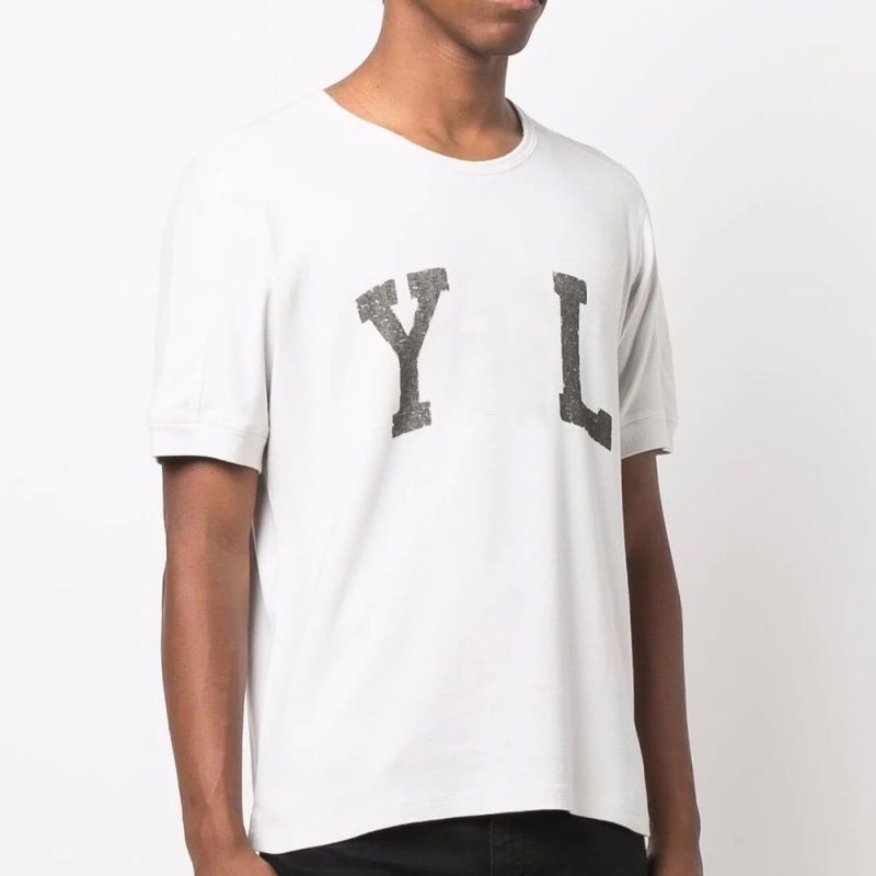 Men's T-Shirts Old three-letter printed short-sleeved men's and women's lovers' short T-shirt