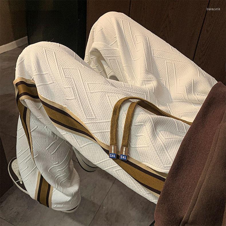 Men's Pants 2023 Spring Luxury Trousers Men All-match Comfortable Casual Loose Sports Boutique Clothing Simple Style, White
Men's Pants 2023 Spring Luxury Trousers Men All-match Comfortable Casual Loose Sports Boutique Clothing Simple Style, White