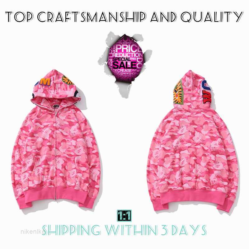 Top Craftsmanship Mens Hoodies Apes Hoodie Designer Jacket Shark Pullover Tiger Full Zip Color Harajuku Sweatshirt Fashion Co-branding Camouflage Hoodys 7KZD, No.19
Top Craftsmanship Mens Hoodies Apes Hoodie Designer Jacket Shark Pullover Tiger Full Zip Color Harajuku Sweatshirt Fashion Co-branding Camouflage Hoodys 7KZD, No.19