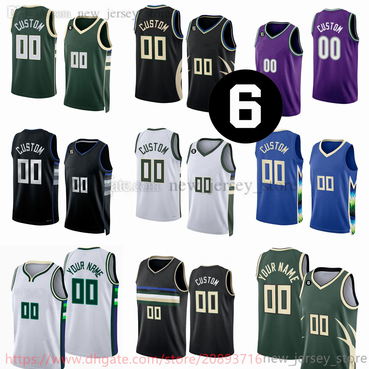 Custom Printed 2023 New Basketball Jersey 99 Jae Crowder 24 Pat Connaughton 43 Thanasis Antetokounmpo 3 Meyers Leonard 23 Wesley Matthews 5 Jevon Carter 6 patch, Other style. tell me on order
Custom Printed 2023 New Basketball Jersey 99 Jae Crowder 24 Pat Connaughton 43 Thanasis Antetokounmpo 3 Meyers Leonard 23 Wesley Matthews 5 Jevon Carter 6 patch, Other style. tell me on order