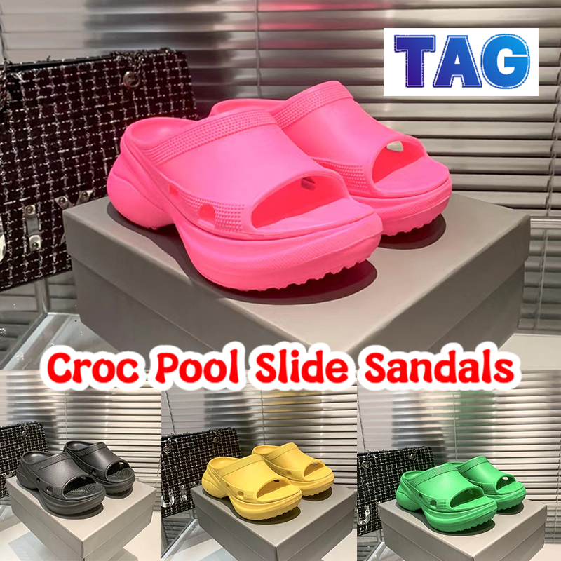 Designer slippers Paris Womens Slides Croc Pool Slide Sandals platform Balenciagas women sandal summer shoes beach sandal Black white pink womens Shower shoe, 02
Designer slippers Paris Womens Slides Croc Pool Slide Sandals platform Balenciagas women sandal summer shoes beach sandal Black white pink womens Shower shoe, 02
