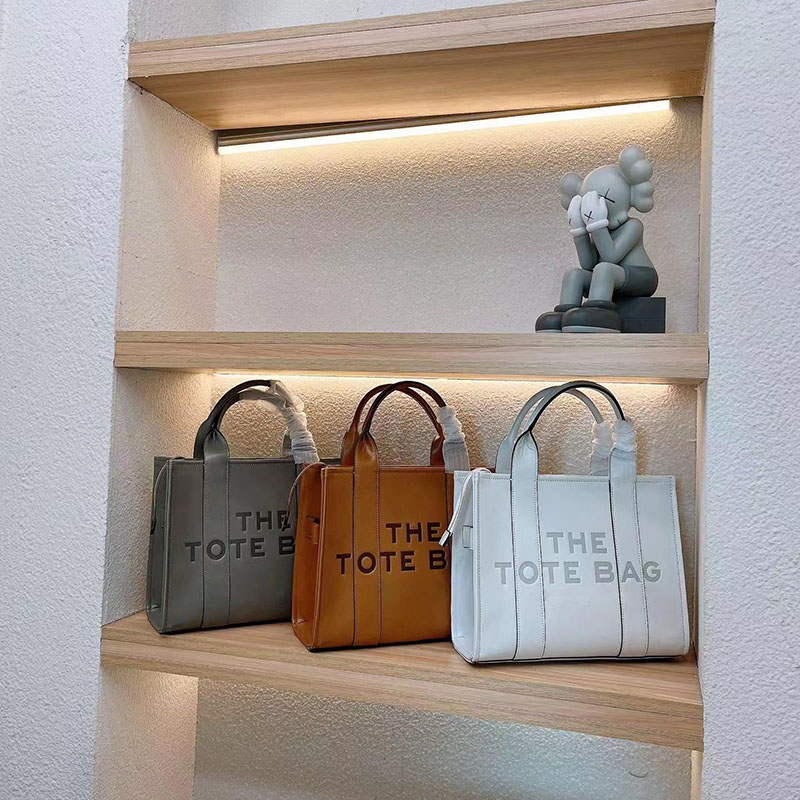 Designer the totes marc jacobss tote bag leather luxury handbags woman tote bags shoulder women bag crossbody handbag