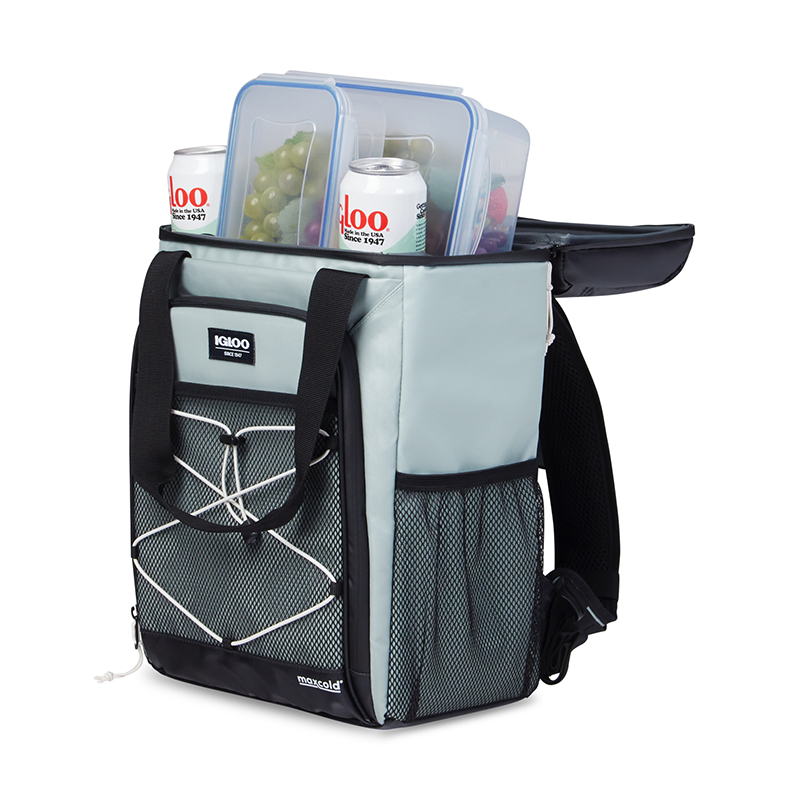 Igloo Overland 28 Can Durable Backpack Softsided Cooler Green