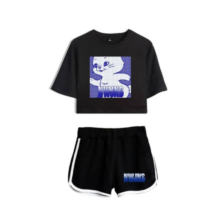 Summer Women's Sets KPOP New Jeans Newjeans Bunny Short Sleeve Crop Top and Shorts Sweat Suits Women Tracksuits Two Piece Outfits, 001
Summer Women's Sets KPOP New Jeans Newjeans Bunny Short Sleeve Crop Top and Shorts Sweat Suits Women Tracksuits Two Piece Outfits, 001