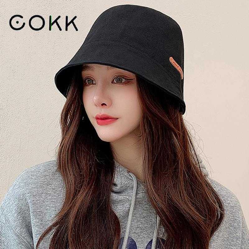 HBP Brim Hats COKK Bucket Wide Hat Women Summer Autumn Fisherman Caps Female Sunshade Korean Casual Bob Hat Gorros P230327, Beige
HBP Brim Hats COKK Bucket Wide Hat Women Summer Autumn Fisherman Caps Female Sunshade Korean Casual Bob Hat Gorros P230327, Beige