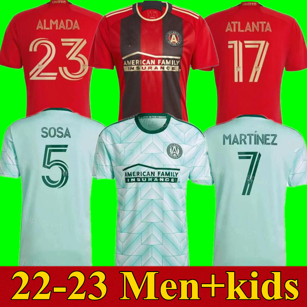 22 23 Atlanta MARTINEZ United FC Soccer Jerseys sets MLS 2022 2023 fans player Maillots de foot BARCO ROBINSON ARAUJO ALMADA Home men kids kis Football shirts, Kids home
22 23 Atlanta MARTINEZ United FC Soccer Jerseys sets MLS 2022 2023 fans player Maillots de foot BARCO ROBINSON ARAUJO ALMADA Home men kids kis Football shirts, Kids home