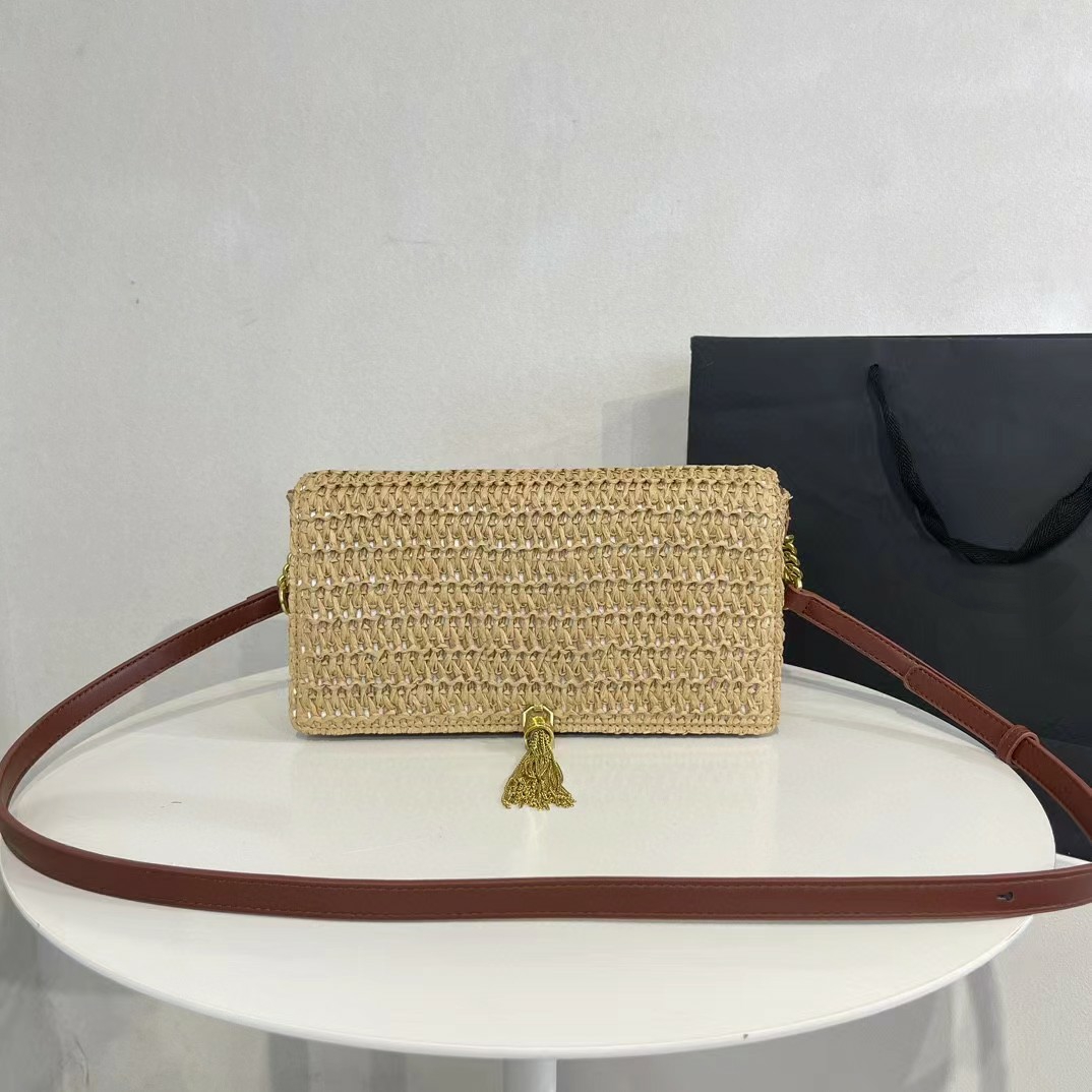designer bag Tassel Straw Handmade Leather Shoulder Bags Front Flap Baguette Bags Gold Letter Hardware Cross Body Bags Double Straps Hollow Out Handbags, Black suede
designer bag Tassel Straw Handmade Leather Shoulder Bags Front Flap Baguette Bags Gold Letter Hardware Cross Body Bags Double Straps Hollow Out Handbags, Black suede
