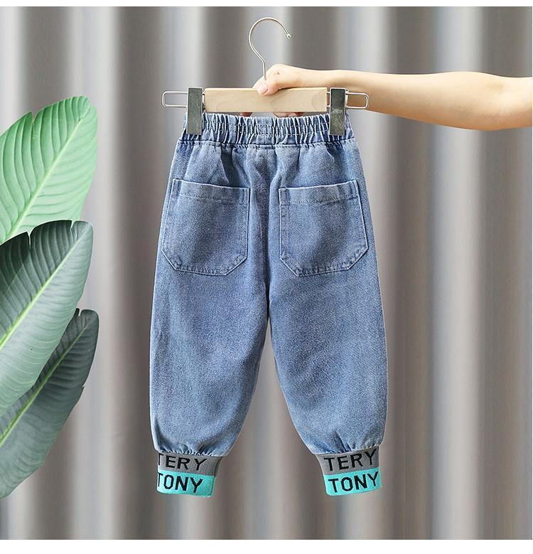 Jeans Boys Baby Spring and Autumn Pants Children s Casual Loose Kids Trousers 2 4 6 7Y 230224