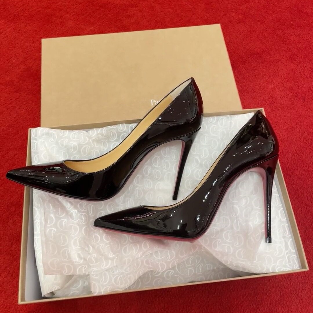 designer high heels women pumps dress shoe shiny s 8cm 10cm 12cm stiletto heel sexy pointed toe paten christian louboutian louboutinr loubitons red bottomshoes YJJR