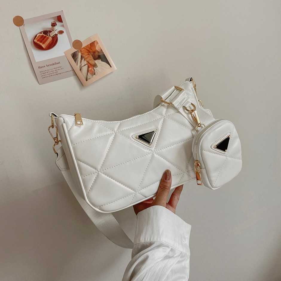 High quality luxury fashion bag small net red three in one single messengerHigh, White7
High quality luxury fashion bag small net red three in one single messengerHigh, White7