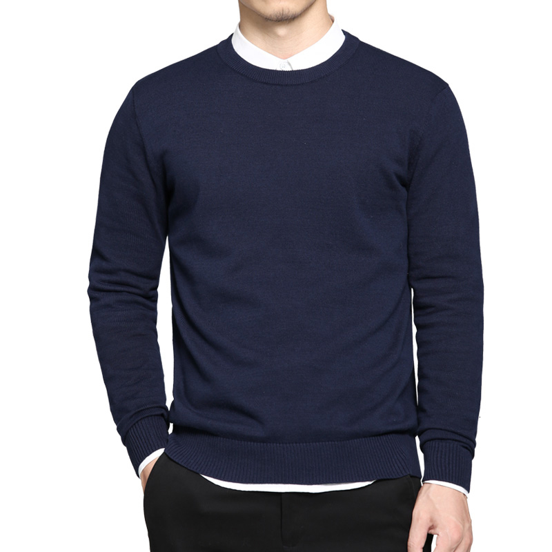 Men's T-Shirts 5XL Men Sweaters Pullover Spring Cotton O-Neck Solid Sweater Jumpers Autumn Male Knitwear Man Big Plus Size Simple Type 230225