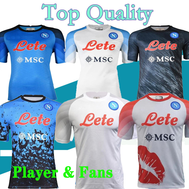 23 24 25 Napoli MARADONA Soccer Jerseys Halloween Burlon Special red Maglietta da calciatore OSIMHEN INSIGNE 2024 2025 EUROPEAN SSC Naples MAGLIA Player fans